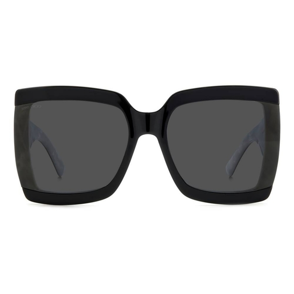 NEW JIMMY CHOO BLACK SQUARE WOMEN RENEE/S 09HT IR SUNGLASSES JIMMY CHOO - Picture 3 of 6